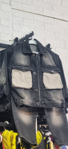 کت وشلوارنیم بگ سنگشور برندتیپ تاپ